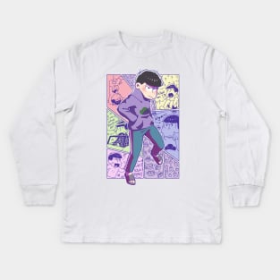 Osomatsu-san: Ichimatsu Kids Long Sleeve T-Shirt